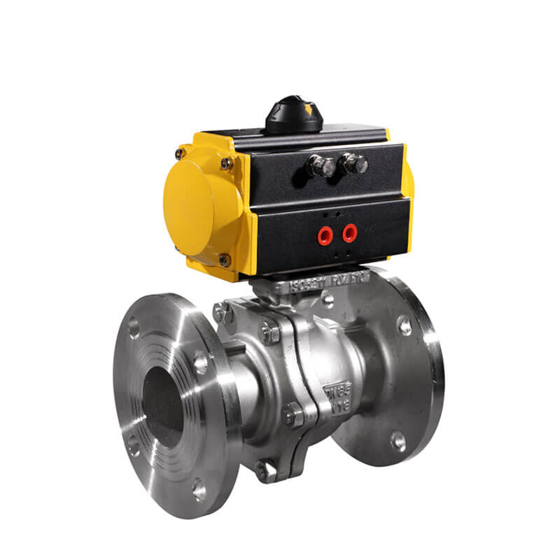 HK55-F Flanged Pneumatic Actuated Ball Valve